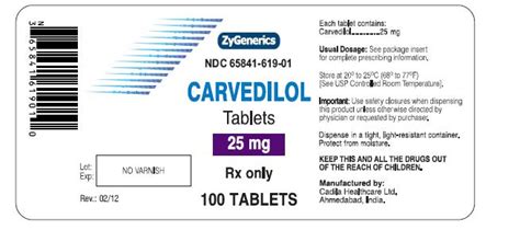 Carvedilol (oral route) .